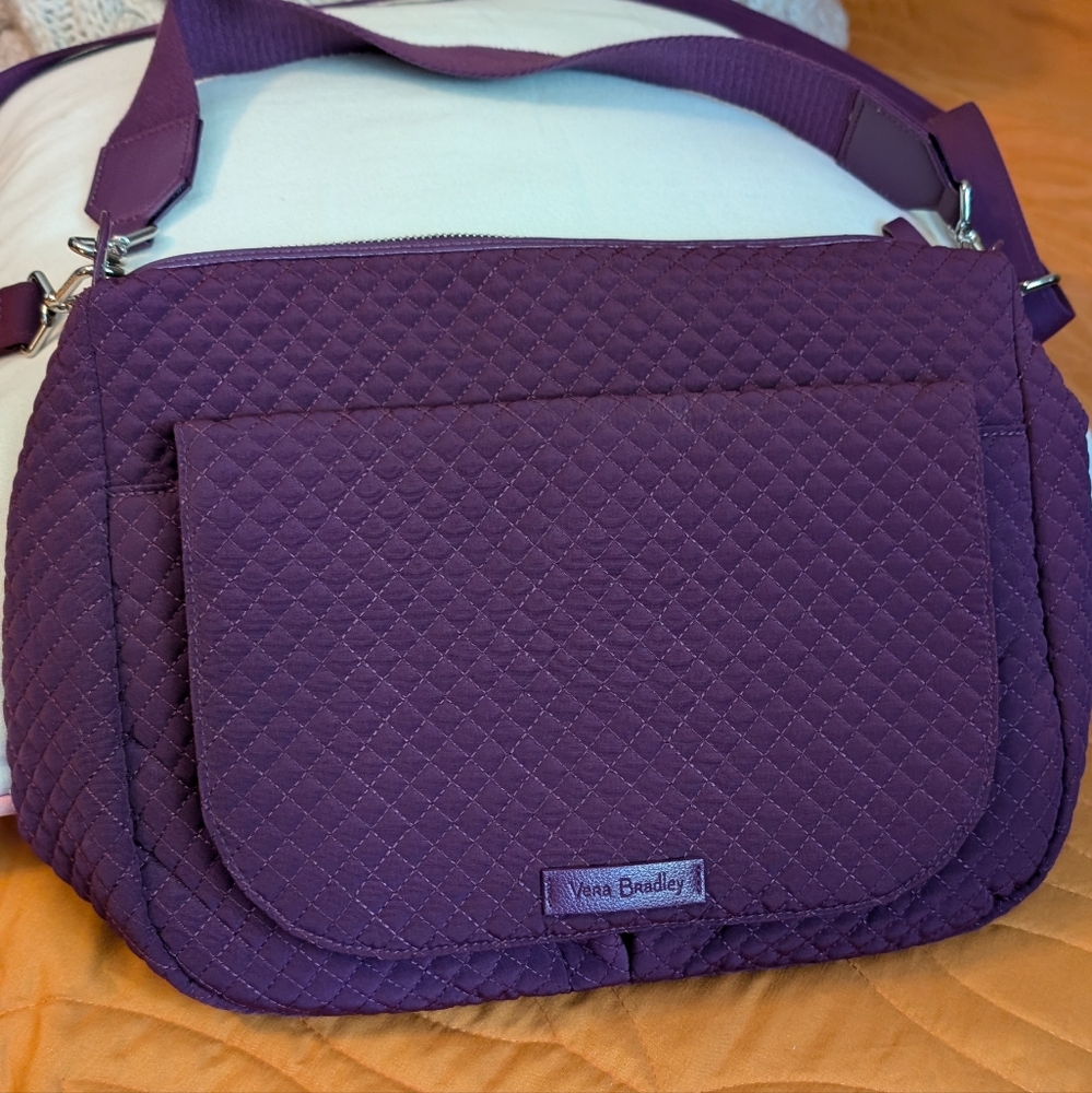 Vera Bradley Microfiber Carson Shoulder Bag